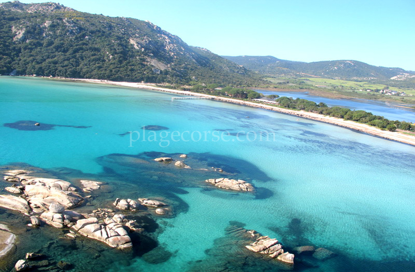 La plage de santa giulia