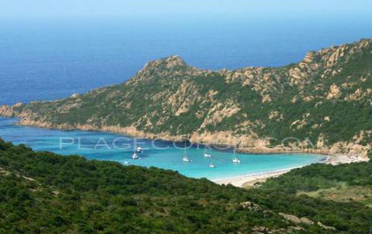 Roccapina en Corse la plage